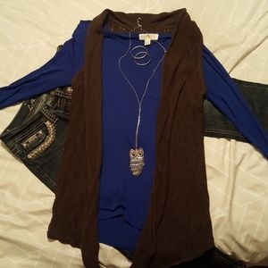 Sleeveless crochet vest